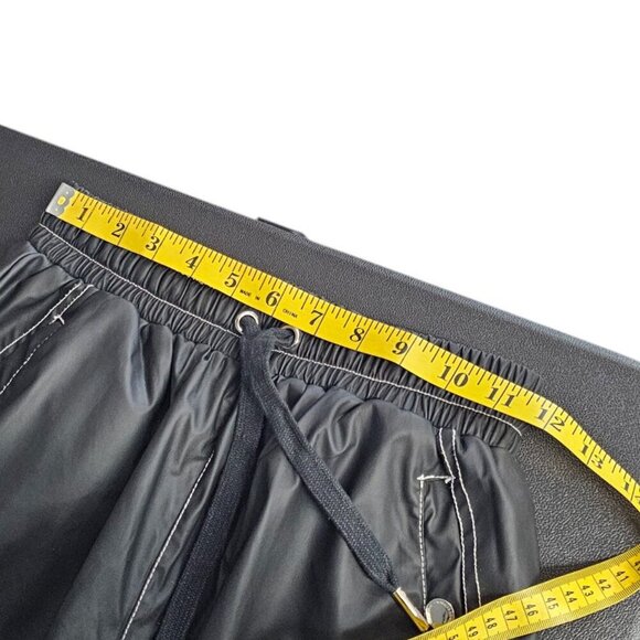 Maniere De Voir Womens Coated , Bungee Joggers, Black, Contrast Stitch, UK8/US 4 - Picture 6 of 11